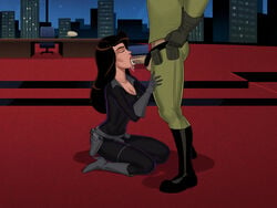 batman:_the_animated_series batman_(series) blowjob boots cum_in_mouth dc dc_comics dcau faceless_male fellatio female lex_luthor male milf mother sunsetriders7 talia_al_ghul talia_al_ghul_(dcau)