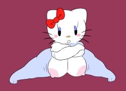 1girls anthro areolae barefoot big_breasts breasts completely_nude completely_nude_female female female_only full_body half-closed_eyes hello_kitty hello_kitty_(character) hello_kitty_(series) naked naked_female nipples nude nude_female savagensfw solo solo_female