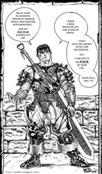 2009 berserk english guts_(berserk) large_penis male male_only muscle penis ryld ryldart solo sword tagme testicles weapon