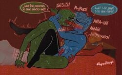 2boys anal anal_sex argentina_(countryhumans) balls barefoot countryhumans crying embrace erection feet gay hug male male/male mexico_(countryhumans) naked nude penetration penis precum sex stockings sweat tears thegreatshuga thrusting yaoi