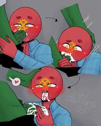 2boys balls big_penis countryhumans cum cum_in_mouth cum_inside deepthroat erection gay incest kyrgyzstan_(countryhumans) male male/male nude open_mouth oral oral_penetration oral_sex penetration penis sex tongue_out uzbekistan_(countryhumans) yaoi