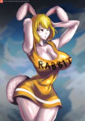 1girls breasts bunny_ear bunny_ears bunny_girl bunny_tail carrot_(one_piece) female female_only fur furry furry_only huge_breasts one_piece tagme xhaart