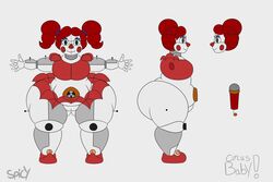 baby_(fnafsl) belly circus_baby circus_baby_(fnaf) circus_baby_(sausagesspicy) female five_nights_at_freddy's five_nights_at_freddy's:_sister_location fnaf sausagesspicy sausagesspicy_(artist) scottgames sister_location thick thick_thighs wide_hips