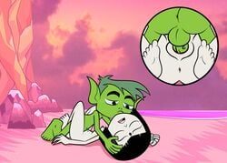 beast boy from cartoon network by dzk