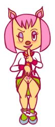 anthro chipposter female female_only parappa_the_rapper paula_fox pink_hair solo tagme um_jammer_lammy