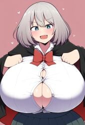 ai_generated big_breasts huge_breasts submissive_pose tejina_senpai tejina_senpai_(character)