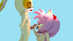 16:9 3d age_difference amy_rose anthro bluewavecon bodily_fluids breasts cream_the_rabbit cum duo erection eulipotyphlan female fur futa_on_female futanari genital_fluids genitals gynomorph handjob hedgehog intersex intersex/female lagomorph leporid mammal nipples nude older_female open_mouth penile penis pink_body rabbit sex simple_background sonic_(series) sonic_the_hedgehog_(series) video_games widescreen younger_futanari