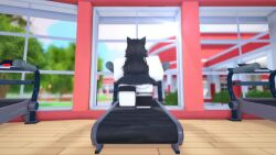 1boy 1girls 3d animated ass breasts cat_ears catgirl cleavage clothed female furry panties roblox robloxian self_upload shorter_than_30_seconds susy_(uni44) tagme treadmill uni44 upskirt video