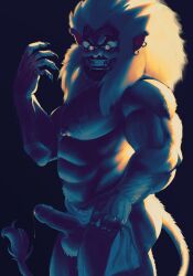 anthro anthro_only bara beast beastman beefy chonkeroony dick erect_nipples erect_penis erection furry furry_male hairy hairy_male horny horny_male hunter lion male_only mane muscle muscles naked naked_male nude nude_male penis predator prey stocky