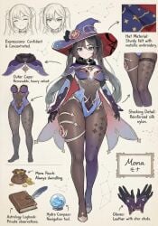 mona (genshin impact) from genshin impact by hanabi network