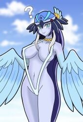 ? blue_nipples blue_skin confused duel_monster female harpy large_breasts long_hair lyrilusc lyrilusc_ensemblue_robin micro_bikini more_at_source nipples_visible_through_bikini tagme_(artist) yu-gi-oh!