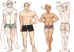 alfred_jones america_(hetalia) axis_powers_hetalia boxers germany_(hetalia) hetalia ivan_braginski male_only multiple_boys prussia_(hetalia) russia_(hetalia)