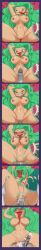 1boy 1boy1girl 1girls bed bedroom_eyes blush boa_sandersonia cum cum_in_pussy cum_inside faceless_male green_eyes green_hair hourglass_figure huge_breasts light-skinned_female long_tongue looking_at_viewer looking_pleasured n-ronin penis pussy seductive sex snake_tongue thick_thighs tongue tongue_out wide_hips