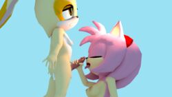 16:9 3d age_difference amy_rose anthro bluewavecon breasts cream_the_rabbit duo erection eulipotyphlan female fur futa_on_female futanari genitals gynomorph handjob hedgehog intersex intersex/female lagomorph leporid mammal mobian_(species) nipples nude older_female open_mouth penile penis pink_body rabbit sega sex simple_background sonic_(series) sonic_the_hedgehog_(series) video_games widescreen younger_futanari