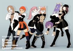 annette_fantine_dominic ass bernadetta_von_varley black_skirt blue_eyes blush bondage brown_hair curly_hair dorothea_arnault embarrassed female female_only femdom femsub fire_emblem fire_emblem:_three_houses fully_clothed garreg_mach_monastery_uniform hanging_wedgie high_heel_boots high_heels hilda_valentine_goneril humiliation in_the_air laugh laughing leonie_pinelli long_hair mercedes_von_martritz multiple_girls multiple_subs nintendo omegalife orange_eyes orange_hair pain panties panty_pull pink_hair purple_eyes purple_hair sad short_purple_hair side_ponytail skirt smile smug triple_wedgie twintails wedgie white_panties