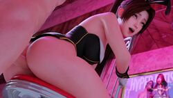 1boy 1girls 3d ahe_gao anal anal_penetration anal_sex animated asian asian_female ass bar_stool barstool barstool_position big_breasts big_penis bottomless bouncing_breasts breasts brown_eyes brown_hair bunny_ears bunnysuit close-up clothed_female_nude_male deep_penetration exposed_breasts eyelashes fatal_fury female from_behind fucked_silly hentaiborg king_of_fighters light-skinned_male light_skin lipstick long_hair longer_than_30_seconds mai_shiranui maiden-masher moaning mp4 multiple_views on_chair on_desk orange_eyes ponytail rolling_eyes screaming sex sex_on_barstool sitting snk sound stool_position straight video viewed_from_below