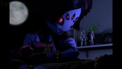 'eadole 1boy 1girls 3d 6_arms animated black_penis blowjob cum cum_inflation cum_inside female female/male handjob monster_girl muffet paizufella paizuri sound source_filmmaker straight undertale video voice_acted