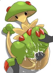 anal blush breloom cum cum_in_ass female fungus mushroom pokemon pokemon_rse pussy wkar