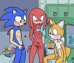 2020 adventures_of_sonic_the_hedgehog anthro archie_comics avian balls bench biped bird blue_body blue_eyes blue_fur blush breasts breezie_the_hedgehog bunnie_rabbot canid canine circumcised comparing comparing_penis digital_media_(artwork) echidna eulipotyphlan felid feline female fingers flaccid foreskin fox fur genitals green_eyes group hair hedgehog hirundinid humanoid_genitalia humanoid_penis knuckles_the_echidna lagomorph leporid locker locker_room loshon lynx magazine male male/male mammal monotreme muscular muscular_male nicole_the_lynx nipples nude on_bench penis porn_magazine pornography pubes purple_eyes pussy rabbit red_body red_fur sitting size_difference slim smile soft sonic_(series) sonic_riders sonic_the_hedgehog sonic_the_hedgehog_(archie) sonic_the_hedgehog_(comics) sonic_the_hedgehog_(series) standing swallow_(bird) tails team_sonic text towel uncut vein veiny_penis video_games water wave_the_swallow wet yellow_body