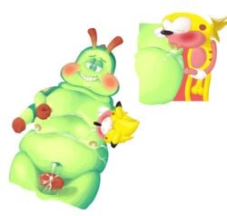 a_bug's_life anthro caterpillar heimlich male_only unknown_artist