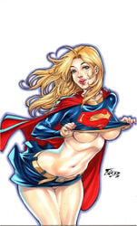 abs before_sex big_ass big_breasts big_legs blonde_hair blue_eyes dc dc_comics fred_benes innie_pussy kara_danvers kara_zor-el nude open_mouth panties preview shiny_skin skirt skirt_lift solo solo_female supergirl superheroine superman_(series) transparent_clothing vagina wide_hips