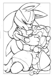 1boy 2020 absurd_res anthro anthrofied closed_eyes fur furry hi_res holding_object holding_plush knot lucario male male_only masturbation monochrome nintendo penetration penile_masturbation penis plushie pokemon pokemon_(species) pokemon_dppt sex_toy sketch solo substitute testicles tricksta video_games