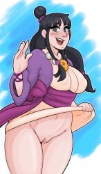 maya fey from gyakuten saiban by doodliedork