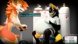 16:9 3d_(artwork) air_inflation air_tank animal_genitalia animal_penis anthro arm_warmers armwear ass balls belly belly_expansion belly_inflation big_belly big_penis bone breasts canid canine canis chair claws clothing digital_media_(artwork) duo elbow_gloves equine_genitalia equine_penis erection expansion fingerless_gloves fur furniture gas_tank genitals gloves hair handwear hi_res hose hose_in_butt hose_inflation humanoid_genitalia humanoid_penis inflation intersex intersex/intersex leg_warmers legwear levana_(vaqueroserg) looking_at_another looking_pleasured lunafolf_(vulper) mammal nude on_chair orange_body orange_fur orange_hair orange_penis penis pump pumping sitting sitting_on_chair skull skull_head skulldog skulldog_(species) tail text thick_thighs thigh_highs vaqueroserg vulper white_body white_fur widescreen