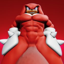 knuckles the echidna from sega by vulkyasha