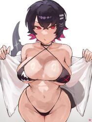 1girls adult adult_female bare_belly bare_chest bare_hands bare_hips bare_legs bare_midriff bare_navel bare_shoulders bare_skin bare_thighs belly belly_button big_breasts bikini bikini_bottom bikini_only bikini_top black_bikini black_bikini_bottom black_bikini_only black_bikini_top black_choker black_hair black_hair_female black_string_bikini black_swimsuit black_swimwear breasts breasts_apart busty busty_female busty_girl choker collarbone curvaceous curvaceous_body curvaceous_female curvaceous_figure curvaceous_hips curvy curvy_body curvy_female curvy_figure curvy_hips digital digital_art digital_drawing digital_drawing_(artwork) digital_media digital_media_(artwork) ellen_joe exposed_belly exposed_chest exposed_hips exposed_legs exposed_midriff exposed_navel exposed_shoulders exposed_skin exposed_thighs exposing exposing_breasts exposing_chest exposing_nipple exposing_self eyebrows_visible_through_hair female female_focus female_only fingers frown frown_eyebrows frowning frowning_at_viewer fukuya_art groin hair_between_eyes hair_clip hair_clips hairclip hairclips high_resolution highres hourglass_figure inguinal_crease inguinal_ligament large_boobs large_breasts lean_figure looking_at_viewer mature mature_female midriff mole mole_under_eye multicolored_hair narrow_waist navel pink_hair pink_hair_female plump_breasts pout pouting pouting_at_viewer pouting_lips pouty_lips red_eyes red_eyes_female shark_girl shark_tail shiny_breasts shiny_hair shiny_nipples shiny_skin short_hair shoulders showing_breasts showing_chest sidelocks simple_background slender_body slender_waist slim_waist solo standing string_bikini swimsuit swimwear thick_thighs thighs upper_body white_background wide_hips zenless_zone_zero