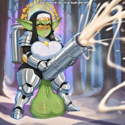 ai_generated armor bimbo blonde_female blonde_hair breastplate cannon chest_gem cleric cum cum_blast cumming excessive_cum futa_focus futa_only futanari glowing_eyes greyscaler headband hypnosis knight mind_control nun nun's_habit paladin penis_cannon penis_weapon phallic_weapon power_armor solo solo_futa soul_gem testicles world_of_lust:_the_spire yellow_eyes