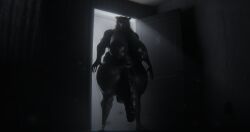 3d_(artwork) absurd_res anthro areola ass balls big_balls big_breasts big_butt big_penis black_body bone breasts digital_media_(artwork) female genitals hair hi_res huge_cock hyper hyper_genitalia hyper_penis intersex looking_at_viewer louart_(modeler) mal0 mal0_(species) mammal_monster nipples nude parllyx penis presenting scary scp-1471-a scp-1471-a_(louart) scp_foundation skull skull_head solo tail thick_thighs vein veiny_penis white_eyes