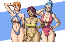 nami (one piece) from disventure camp by simgart
