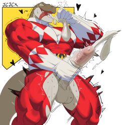 red ranger from mighty morphin power rangers by cxcxxcxxxx