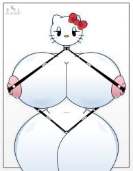 hello kitty (character) from hello kitty by dropedartist