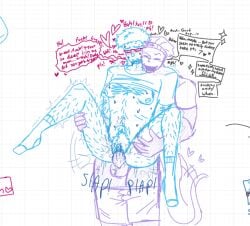 007n7_(forsaken) begging braces college_student consensual degradation degrading forsaken_(roblox) glasses hairy hairy_male hairy_pussy male_tits masked_male noli_(forsaken) piercings pussy stomach_bulge tentacle_dick text text_bubble trans_man wet_pussy