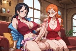 nami from one piece by creamhorseai