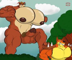 crunch bandicoot from crash (series) by bigkingwoof