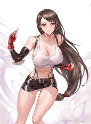 1girls big_breasts breasts cleavage female female_only final_fantasy final_fantasy_vii large_breasts ozma solo tifa_lockhart