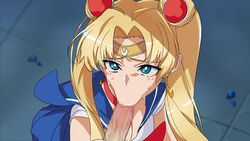 :>= bishoujo_senshi_sailor_moon censored clothing faceless_male fellatio female male meme oral_sex sailor_moon sailor_moon_redraw_challenge snot tagme tears toranpo_rintarou usagi_tsukino