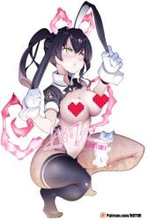 1girls bare_belly bare_midriff bare_navel bare_skin belly belly_button black_bunny_ears black_hair black_hair_female black_hairband black_legwear black_stockings black_thigh_highs black_thighhighs blush blush_face blushing_female blushing_lines breasts bunny_ears busty busty_female busty_girl busty_teen calves censored censored_breasts censored_genitalia censored_nipples censored_pussy censored_vagina cleavage collar collarbone digital digital_art digital_drawing digital_drawing_(artwork) digital_media digital_media_(artwork) elbows embarrassed embarrassed_expression embarrassed_female enen_no_shouboutai exposed_belly exposed_midriff exposed_navel exposed_skin feet female female_focus female_only fingers fire_force firefighter flustered flustered_female frown frown_eyebrows frowning full_body gloves groin hair_between_eyes hairband half_naked half_nude high_resolution highres hotvr hourglass_figure knees kotatsu_tamaki large_breasts lean_figure legs legs_folded legwear long_hair midriff naked naked_female naked_woman narrow_waist navel nude nude_female nudity pantyhose pout pouting pouting_lips pouty_lips reverse_bunnysuit semi_nude shoulders simple_background sitting slender_body slender_waist slim_waist soldier solo squatting squatting_female stockings teen_girl teenage_girl teenage_tits teenager thick_thighs thigh_highs thighhighs thighs tights toes twintails twintails_(hairstyle) white_background white_collar white_gloves white_pupils wide_hips yellow_eyes yellow_eyes_female young_female young_woman