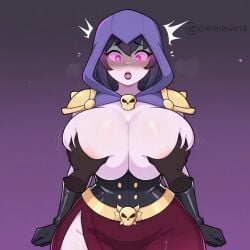 ai_generated bibilove18 breast_grab clash_of_clans clash_royale surprised touching_breast witch_(clash_of_clans)