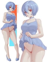 rei ayanami from neon genesis evangelion by melowh