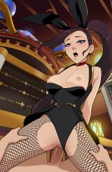 ahe_gao breasts bunny_ears bunnysuit doggy_style dragon_quest dragon_quest_xi female fishnets gluteal_fold highres huge_breasts jade_(dq11) leotard male mleelunsford on_top patreon penis perky_breasts pov sex tagme thick_thighs tongue tongue_out trembling vaginal vaginal_penetration vaginal_sex voluptuous voluptuous_female zet13