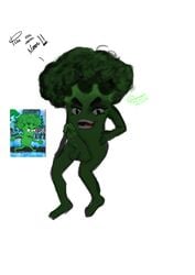 big_penis black_hair bob broccoli cum food food_creature food_fetish food_insertion food_play furry game gay green_penis piercing precum seductive seductive_smile small_penis smile vegetable vegetables