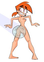 ass breasts embarrassed embarrassed_nude_female enf herny looking_back nickelodeon nipples nude orange_hair pussy reference role_reversal scene_reference sideboob straight_hair the_fairly_oddparents vicky_(fairly_odd_parents)