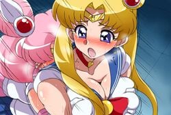 1futa 1girls age_difference bishoujo_senshi_sailor_moon blonde_hair blue_eyes blush breast_grab chibi_usa clothing daughter female from_behind_position futa_on_female futanari grabbing_from_behind implied_futanari incest large_breasts meme mother mother_and_daughter parent parent_and_child sailor_chibi_moon sailor_moon sailor_moon_redraw_challenge sailor_senshi_uniform shirakai sweat usagi_tsukino