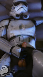 1boy 3d armor gay helmet jerking male male_only masked masked_male masturbation solo_male star_wars stormievn stormtrooper