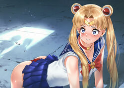 afba bishoujo_senshi_sailor_moon blonde_hair blue_eyes clothing dat_ass derivative_work female meme panties sailor_moon sailor_moon_redraw_challenge sailor_senshi_uniform skirt small_breasts usagi_tsukino