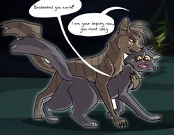 begging_to_stop incest mother_and_son raggedstar_(warriors) rape yellowfang_(warriors)